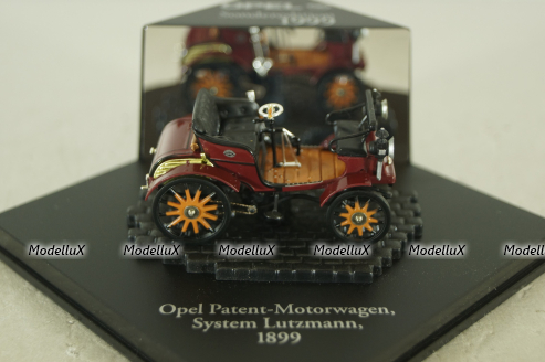 Opel Patent-Motorwagen, system Lutzmann 1899, red, Vitesse 1:43