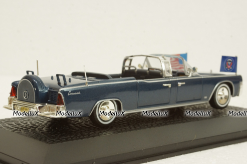 Lincoln Continental Limousine SS-100-X, 1961 John F. Kennedy , Atlas 1:43