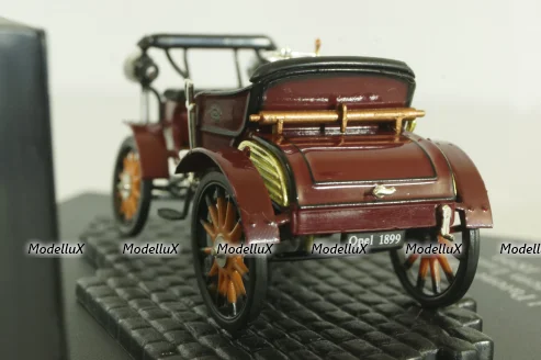 Opel Patent-Motorwagen, system Lutzmann 1899, red, Vitesse 1:43