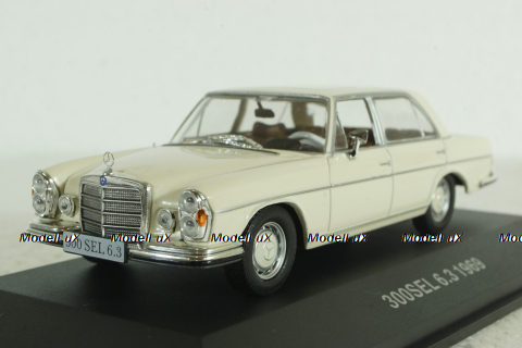Mercedes 300SEL 6.3, (W109) 1966, white, S-Klasse, IXO 1:43