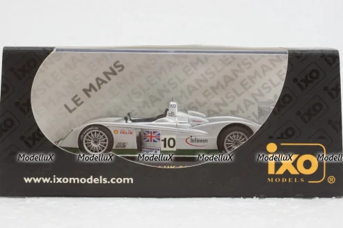 Audi R8 #10 LeMans 2003 silver, LMM051, IXO 1:43