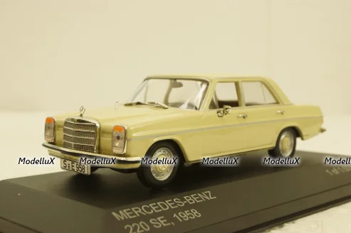 Mercedes 220SE, beige, 1958, WB009, WhiteBox 1:43