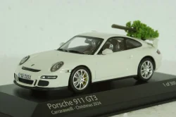 Porsche 911 GT3 (997), 2006, white, with Christmas Tree, 400065405, Minichamps 1:43