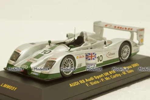 Audi R8 #10 LeMans 2003 silver, LMM051, IXO 1:43