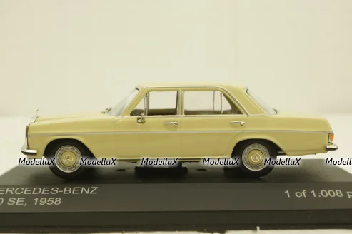 Mercedes 220SE, beige, 1958, WB009, WhiteBox 1:43