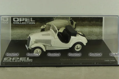 Opel Geländesportwagen 1934, white, OPC041, Opel Collection #41, Altaya  1:43