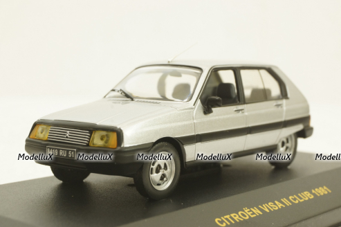 Citroen Visa II Club 1981, CLC145, IXO 1:43