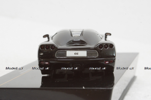 Koenigsegg CC8S 2002 black, MOC111, IXO 1:43