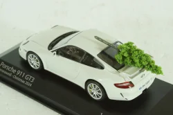 Porsche 911 GT3 (997), 2006, white, with Christmas Tree, 400065405, Minichamps 1:43