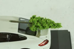 Porsche 911 GT3 (997), 2006, white, with Christmas Tree, 400065405, Minichamps 1:43