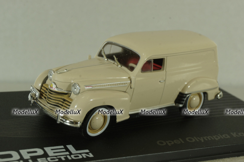 Opel Olympia Kastenwagen 1951, beige, OPC065, Opel Collection #65 1:43