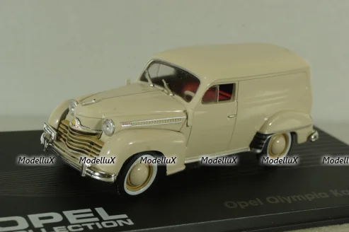 Opel Olympia Kastenwagen 1951, beige, OPC065, Opel Collection #65 1:43