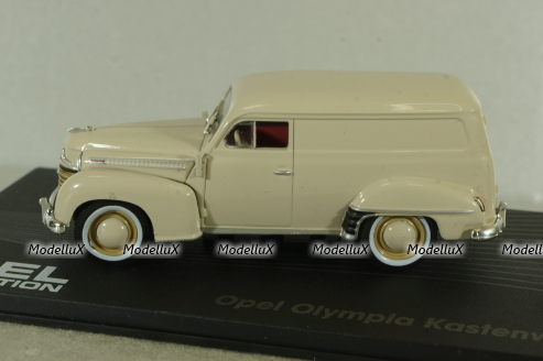 Opel Olympia Kastenwagen 1951, beige, OPC065, Opel Collection #65 1:43