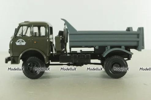 Маз-509Б самосвал, 1975г зел/сер, Н984, Наш Автопром 1:43