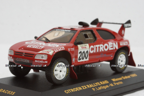 Citroen ZX #200 Rally Paris-Dakar 1995, P.Lartigue-M.Perrin, IXO 1:43