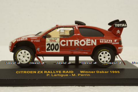 Citroen ZX #200 Rally Paris-Dakar 1995, P.Lartigue-M.Perrin, IXO 1:43