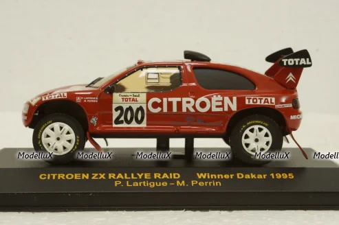 Citroen ZX #200 Rally Paris-Dakar 1995, P.Lartigue-M.Perrin, IXO 1:43