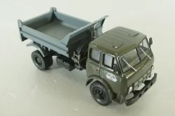 Маз-509Б самосвал, 1975г зел/сер, Н984, Наш Автопром 1:43