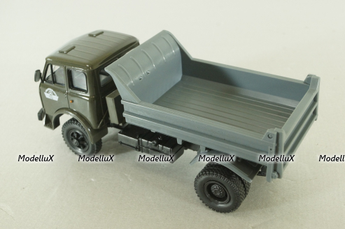 Маз-509Б самосвал, 1975г зел/сер, Н984, Наш Автопром 1:43