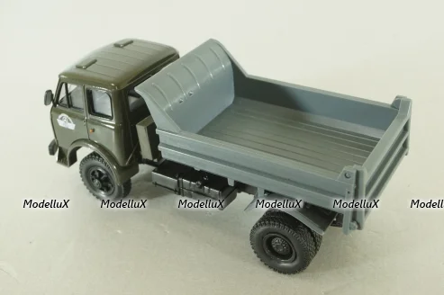 Маз-509Б самосвал, 1975г зел/сер, Н984, Наш Автопром 1:43