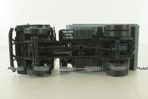 Маз-509Б самосвал, 1975г зел/сер, Н984, Наш Автопром 1:43
