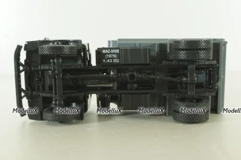 Маз-509Б самосвал, 1975г зел/сер, Н984, Наш Автопром 1:43