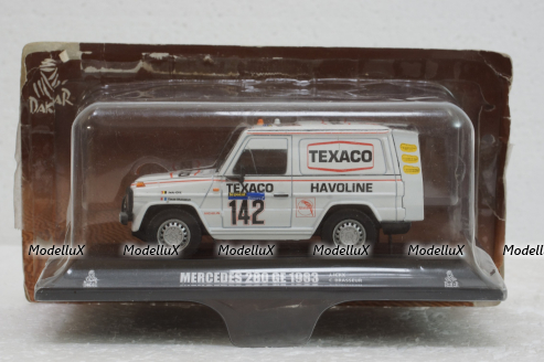 Mercedes 280 GE #142 Paris-Dakar 1983 J.Ickx-C.Brasseur, Norev 1:43