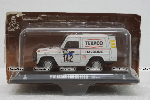 Mercedes 280 GE #142 Paris-Dakar 1983 J.Ickx-C.Brasseur, Norev 1:43