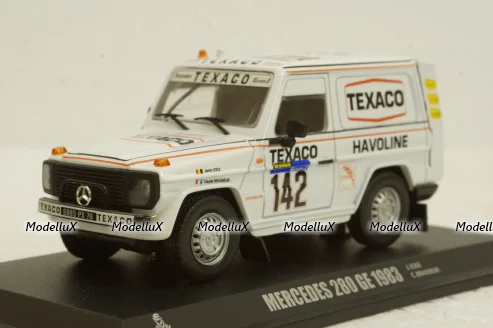 Mercedes 280 GE #142 Paris-Dakar 1983 J.Ickx-C.Brasseur, Norev 1:43