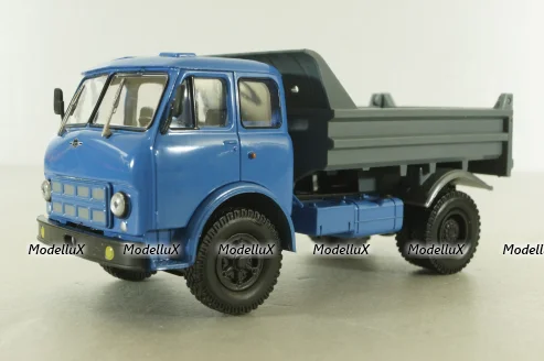 Маз-503А, самосвал, 1975 синий/серый, Н958, Наш Автопром 1:43