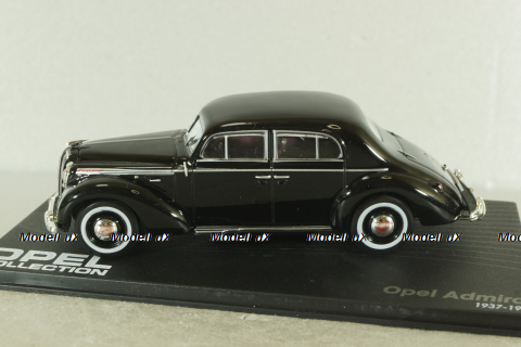 Opel Admiral 1937, black, OPC056, Opel Collection #56 1:43