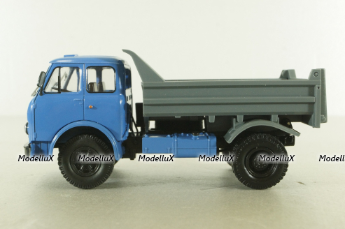 Маз-503А, самосвал, 1975 синий/серый, Н958, Наш Автопром 1:43