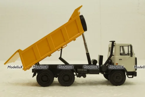Маз-551603, самосвал, оранжевый, Н712, Наш Автопром 1:43