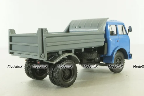 Маз-503А, самосвал, 1975 синий/серый, Н958, Наш Автопром 1:43