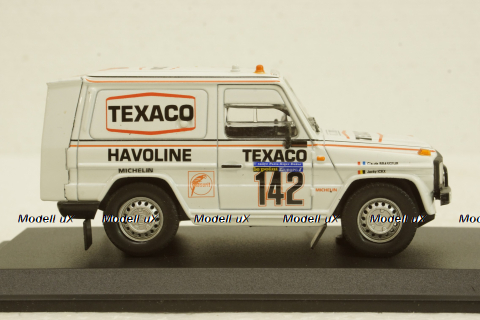 Mercedes 280 GE #142 Paris-Dakar 1983 J.Ickx-C.Brasseur, Norev 1:43