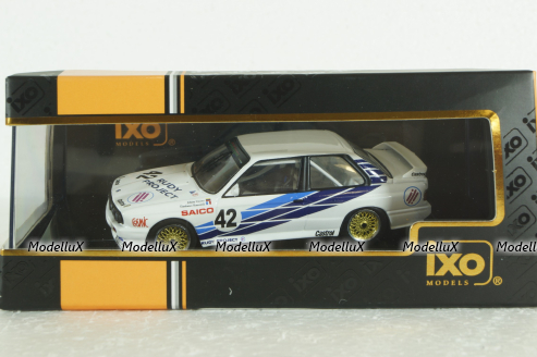BMW M3 (E30), #42 Tourenwagen Weltmeisterschaft Dijon, 1987, RAC262, IXO 1:43