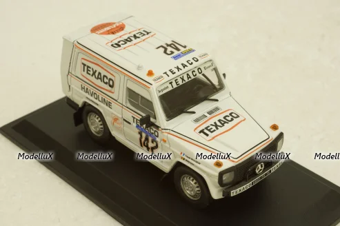 Mercedes 280 GE #142 Paris-Dakar 1983 J.Ickx-C.Brasseur, Norev 1:43