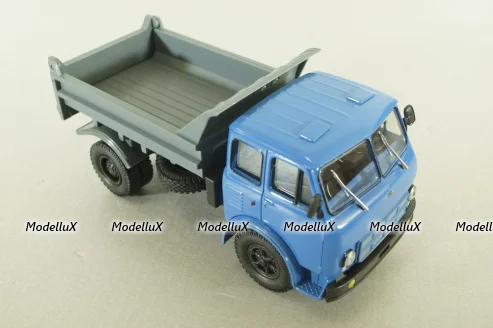 Маз-503А, самосвал, 1975 синий/серый, Н958, Наш Автопром 1:43
