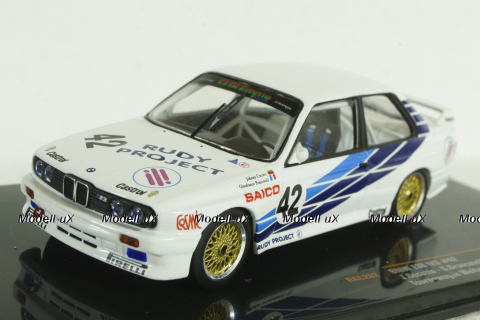 BMW M3 (E30), #42 Tourenwagen Weltmeisterschaft Dijon, 1987, RAC262, IXO 1:43