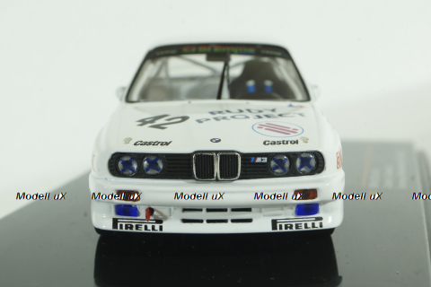 BMW M3 (E30), #42 Tourenwagen Weltmeisterschaft Dijon, 1987, RAC262, IXO 1:43
