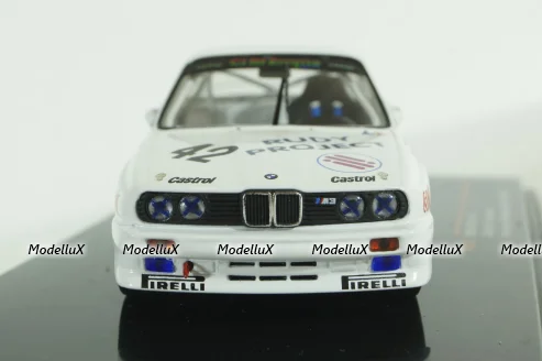 BMW M3 (E30), #42 Tourenwagen Weltmeisterschaft Dijon, 1987, RAC262, IXO 1:43