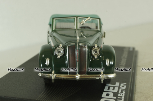 Opel Admiral Cabriolet Glaser 1938, green, OPC066, Opel Collection #66 1:43 с журналом, запечатанный!