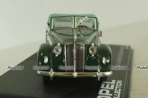 Opel Admiral Cabriolet Glaser 1938, green, OPC066, Opel Collection #66 1:43 с журналом, запечатанный!