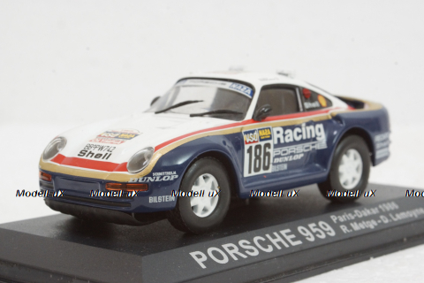 Porsche 959 Rally Paris-Dakar 1986 R. Metege - D. Lemoyne, Altaya 1:43
