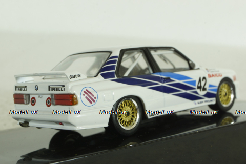 BMW M3 (E30), #42 Tourenwagen Weltmeisterschaft Dijon, 1987, RAC262, IXO 1:43