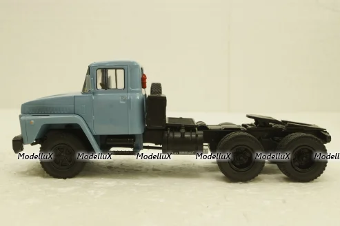 Краз-252 тягач 1980 голубой, Н779, Наш Автопром 1:43