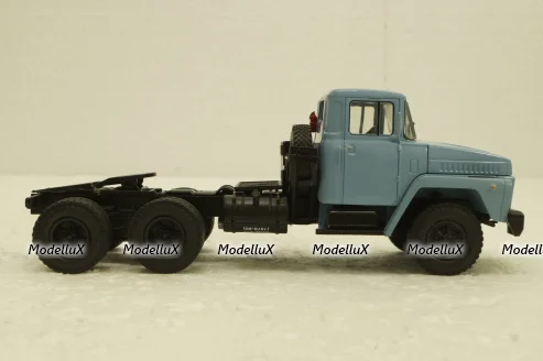 Краз-252 тягач 1980 голубой, Н779, Наш Автопром 1:43