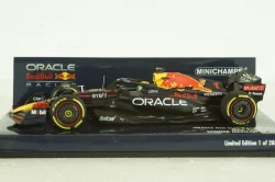 Oracle Red Bull Racing RB18, with pilot Max Verstappen, Winner Mexican GP 2022, 417222001, Minichamps 1:43