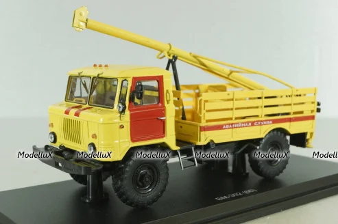 БМ-302(66) аварийная, на шасси Газ-66, SSM1196, SSM 1:43