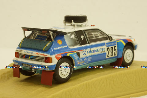 Peugeot 205 Turbo 16 #205  Rally Paris-Dakar 1988 J. Kankkunen - J. Piironen, Norev 1:43